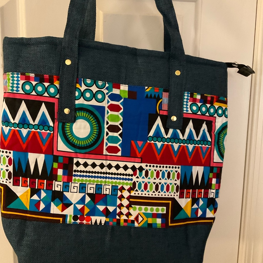 Tote: Handmade African Tote bag
